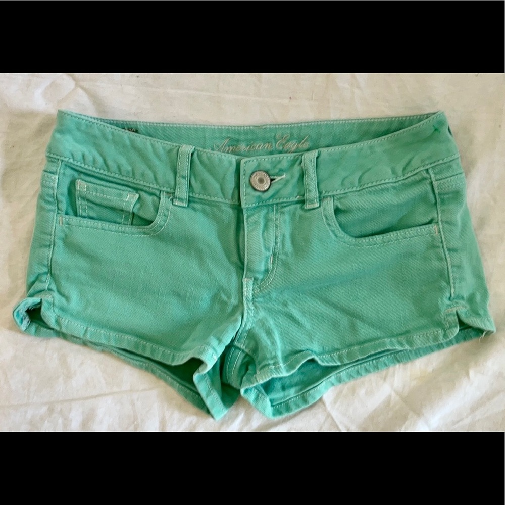 American Eagle Mint Colored Shorts